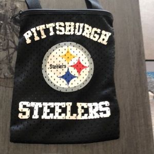 Pittsburgh Steelers mesh crossbody purse by Little Earth  perfect for Super Bowl